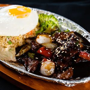 Nasi Hotplate Lada Hitam